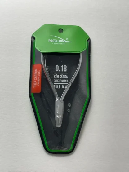 Nghia Hard Steel Cuticle Nipper D-18 Full Jaw