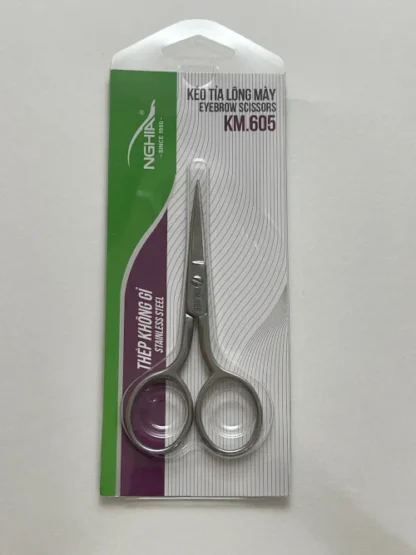 Nghia KM-605 Eyebrow Scissors Stainless Steel